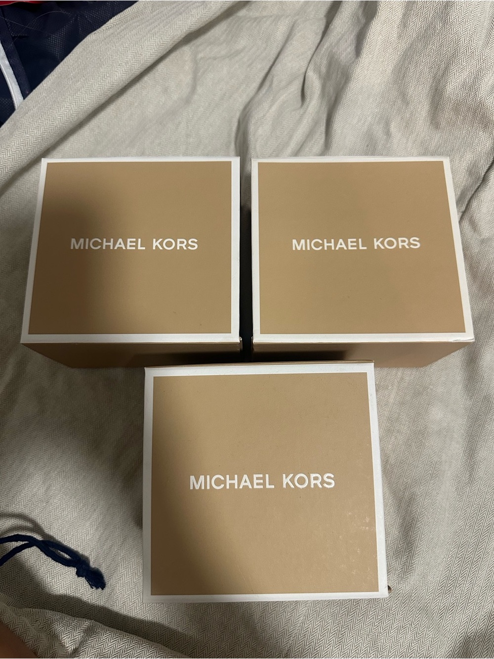 Authentic Michael Kors Extra Small Empty Gift Boxes Set of 3